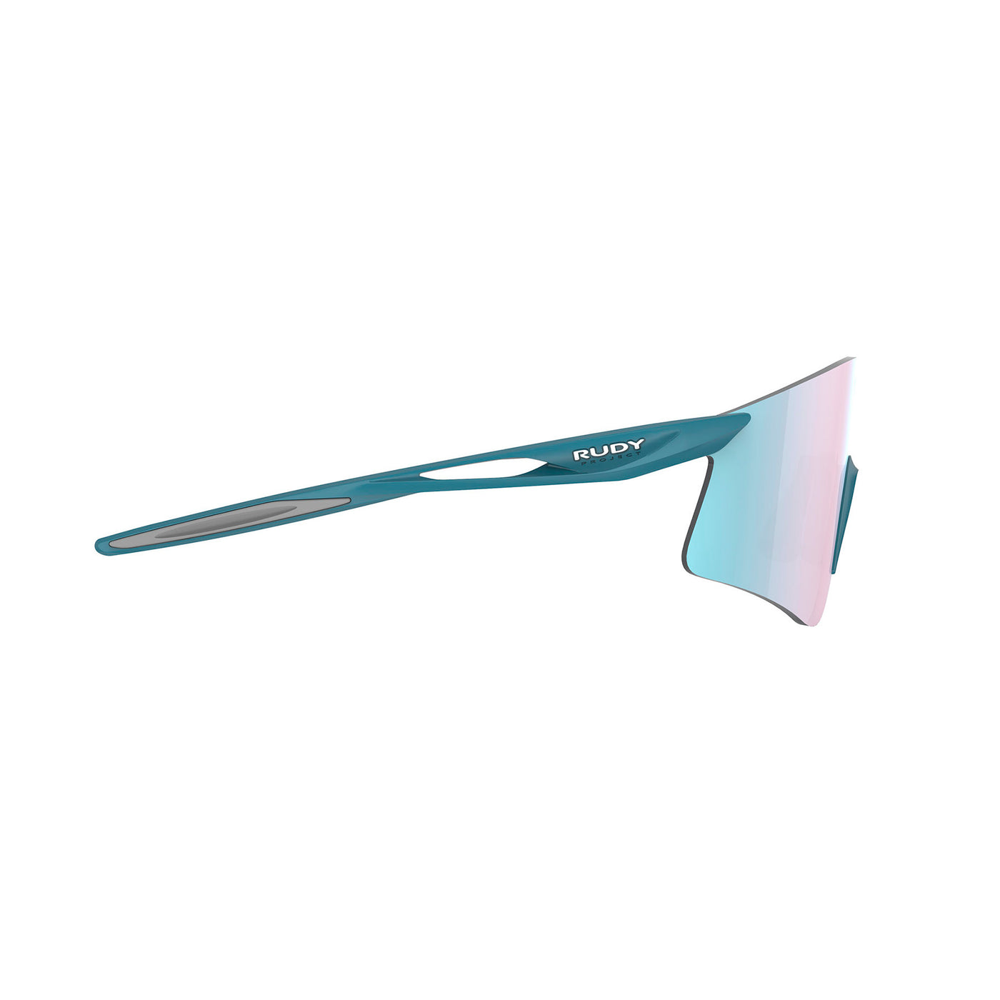 Rudy Project Astral X running, cycling, gravel and mountain biking sport shield prescription sunglasses#color_astral-x-light-teal-matte-with-multilaser-osmium-lenses