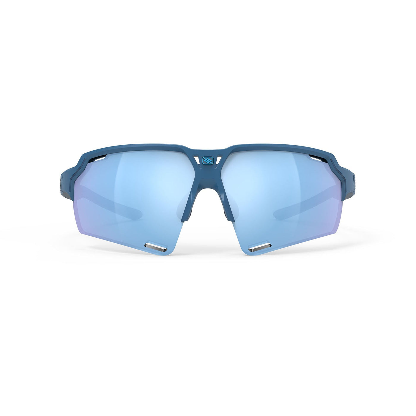 Rudy Project running and cycling sport prescription sunglasses#color_deltabeat-pacific-blue-matte-frame-with-multilaser-ice-lenses