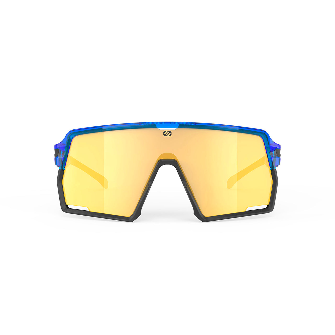 Rudy Project Kelion sport sunglasses are perfect for all outdoor activities including running, cycling, gravel biking, mountain biking, golf and pickleball#color_kelion-crystal-blue-with-multilaser-yellow-lenses