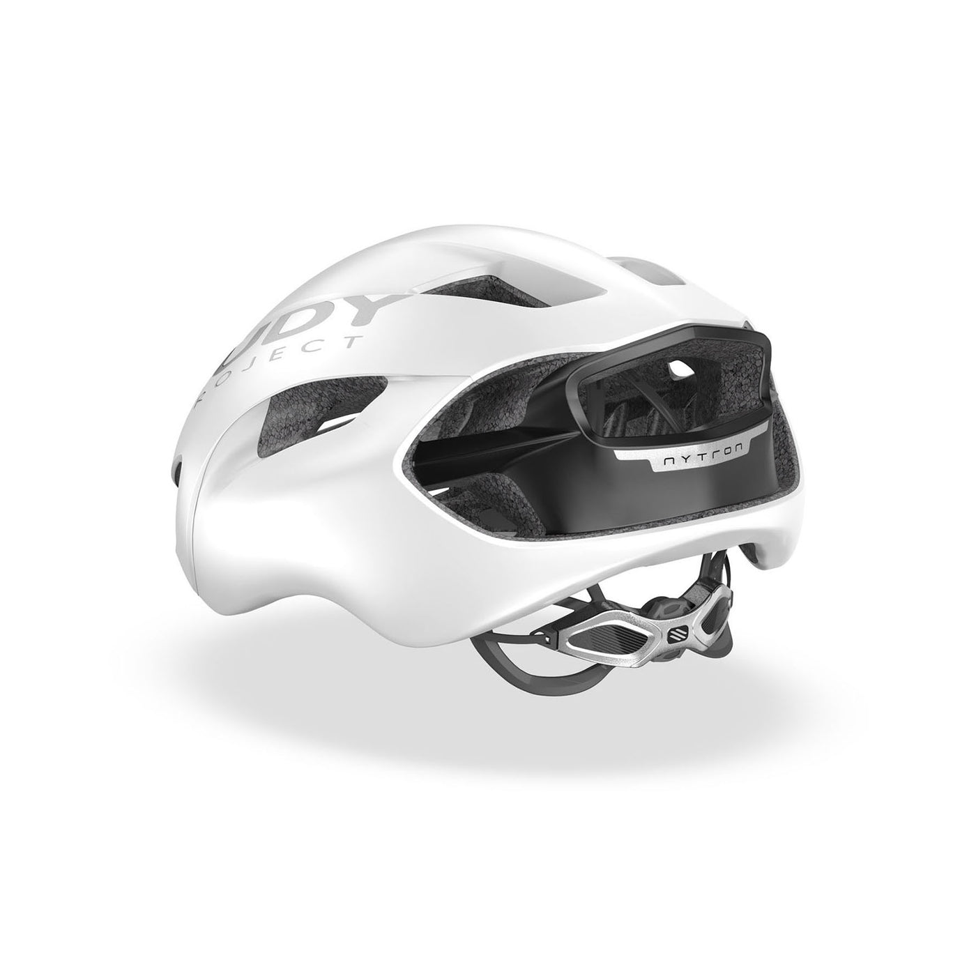 Rudy Project Nytron road cycling and aero triathlon helmet#color_nytron-white-matte