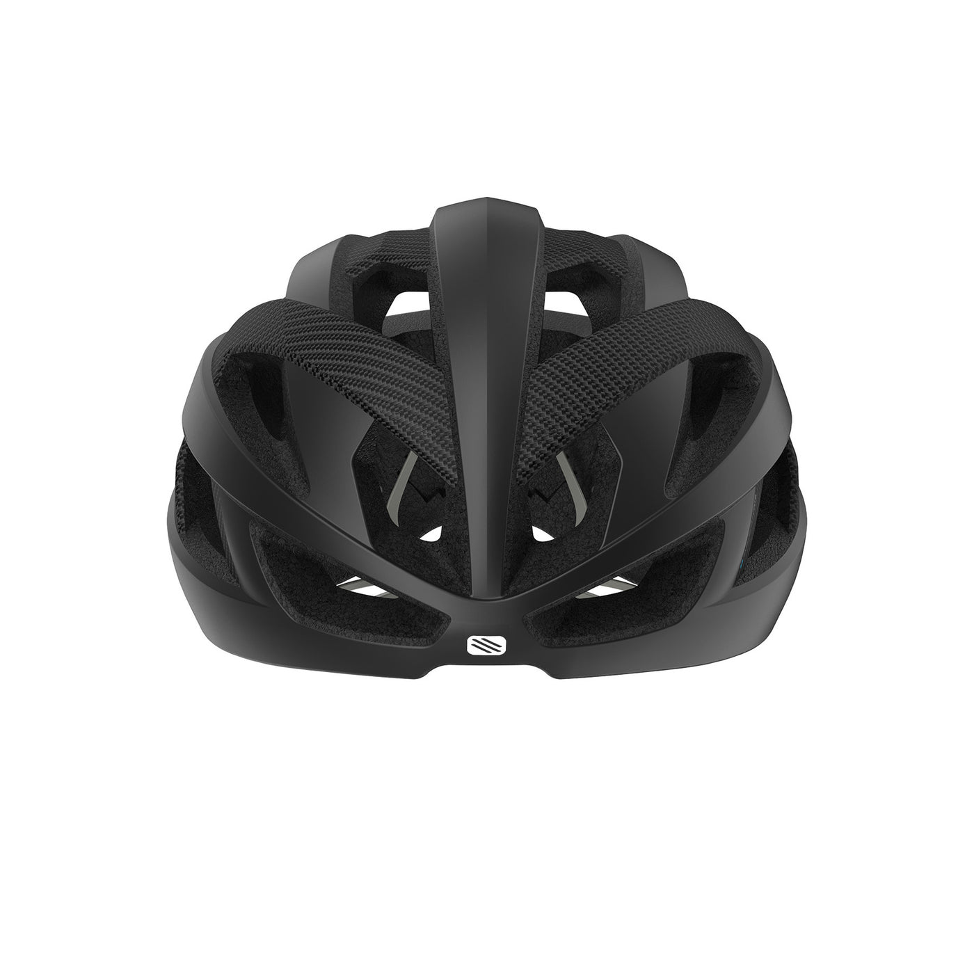 Rudy Project Rebel cycling helmet that’s perfect for road cycling and gravel cycling that’s eco friendly and made with sustainable materials#color_rebel-black-matte-carbon