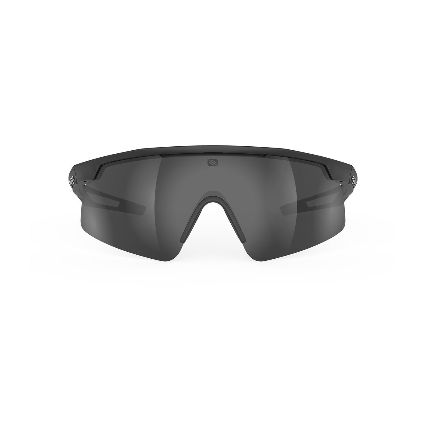 Rudy Project Turbolence all-sport shield sunglasses are perfect for any outdoor activities including running, cycling, gravel biking, mountain biking, boating, golf and pickleball#color_turbolence-black-matte-with-smoke-black-lenses