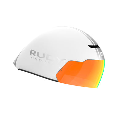 Rudy Project Wingdream aero helmet is the world's most advanced time trial helmet that’s perfect for road cycling and high-level racing with its innovative and sustainable design#color_wingdream-white-matte